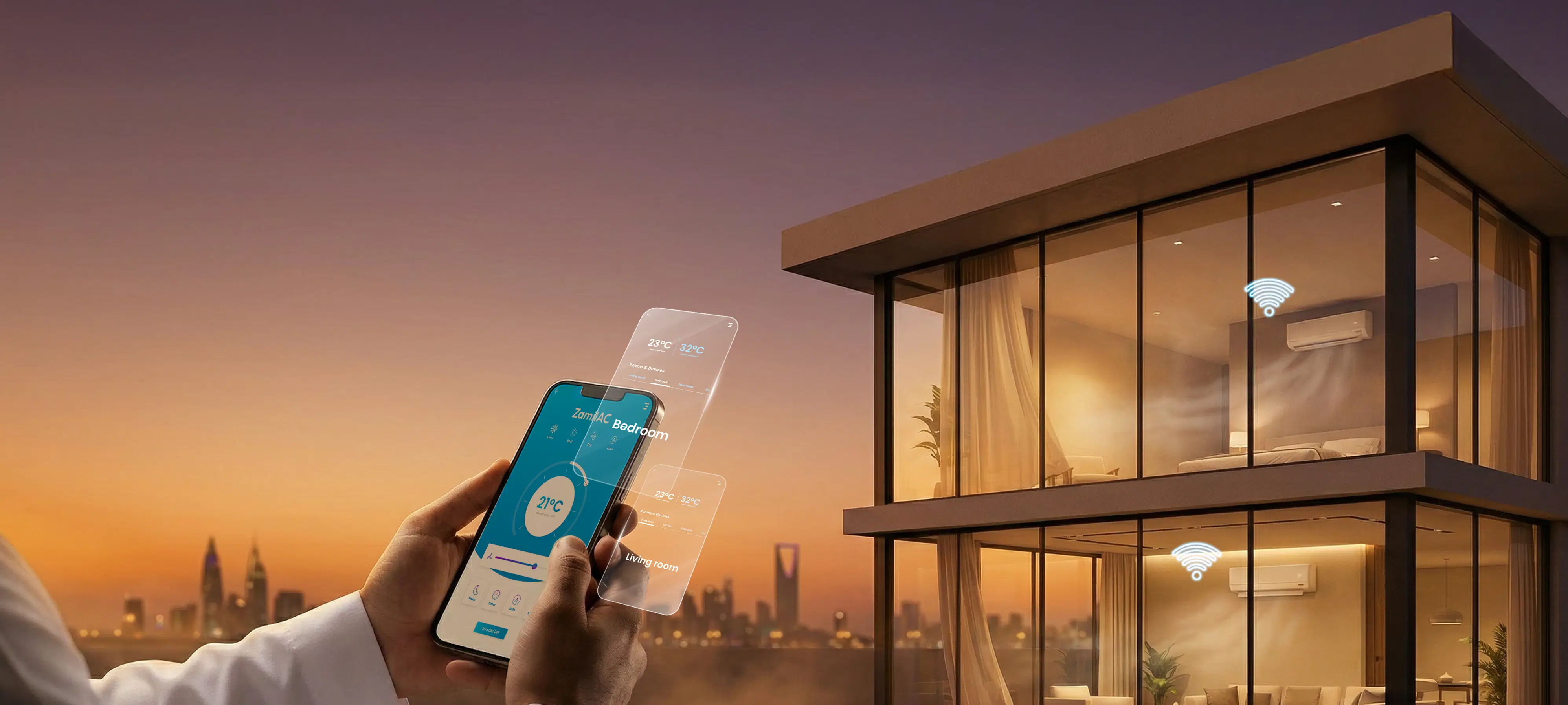 Wifi Connected for Smart Control